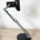 Adjustable metal and chrome desk lamp, 1960s-70s
