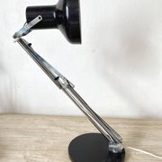 Adjustable metal and chrome desk lamp, 1960s-70s