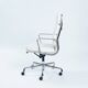 Vitra Eames EA 219 highback softpad deskchair in white leather, 1990s