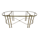 Golden brass coffee tables