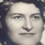 1950s Portrait silver print Harcourt Paris