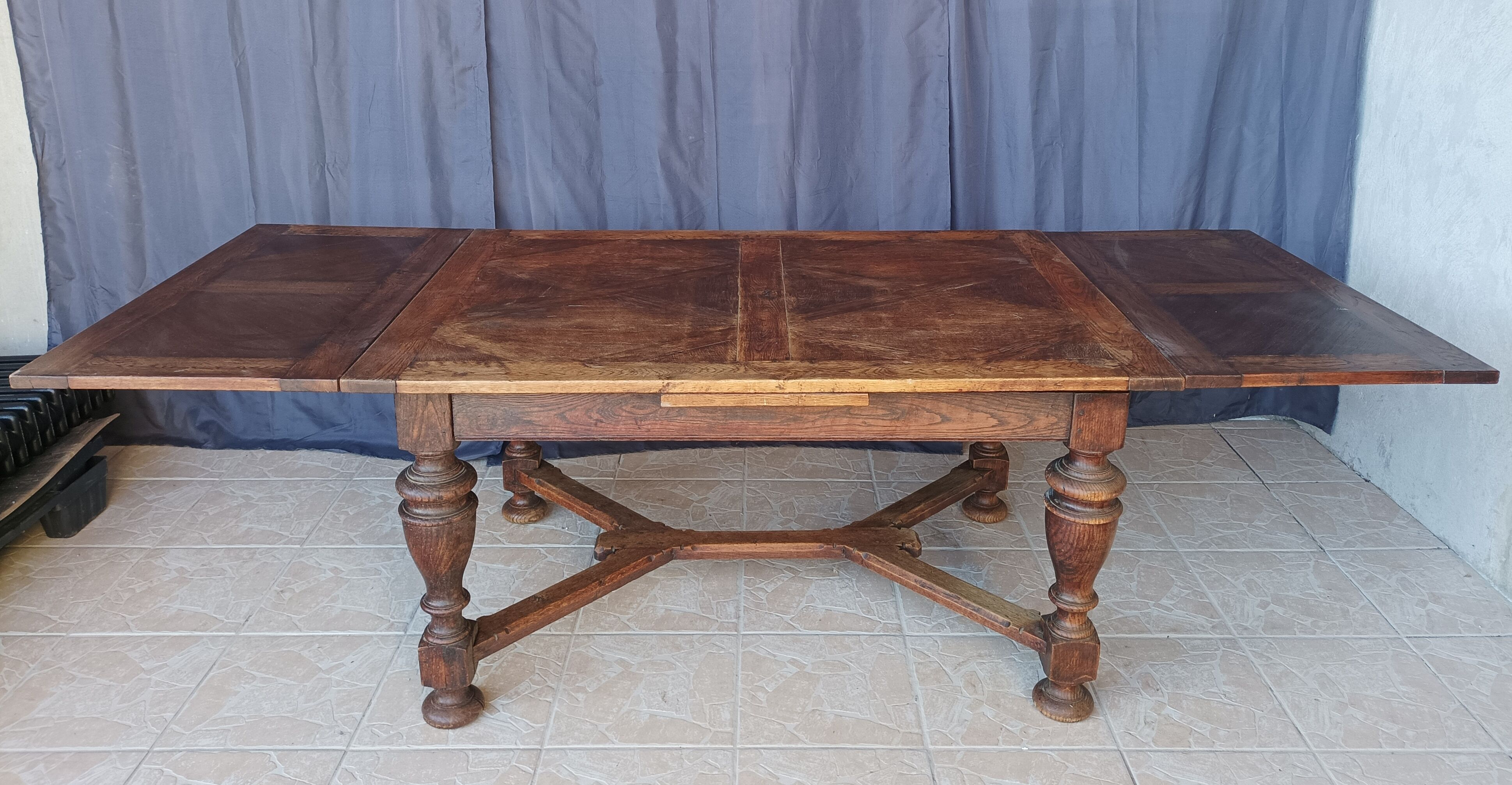 Rustic table XIXth in oak