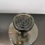 Smoked glass carafe, vintage design