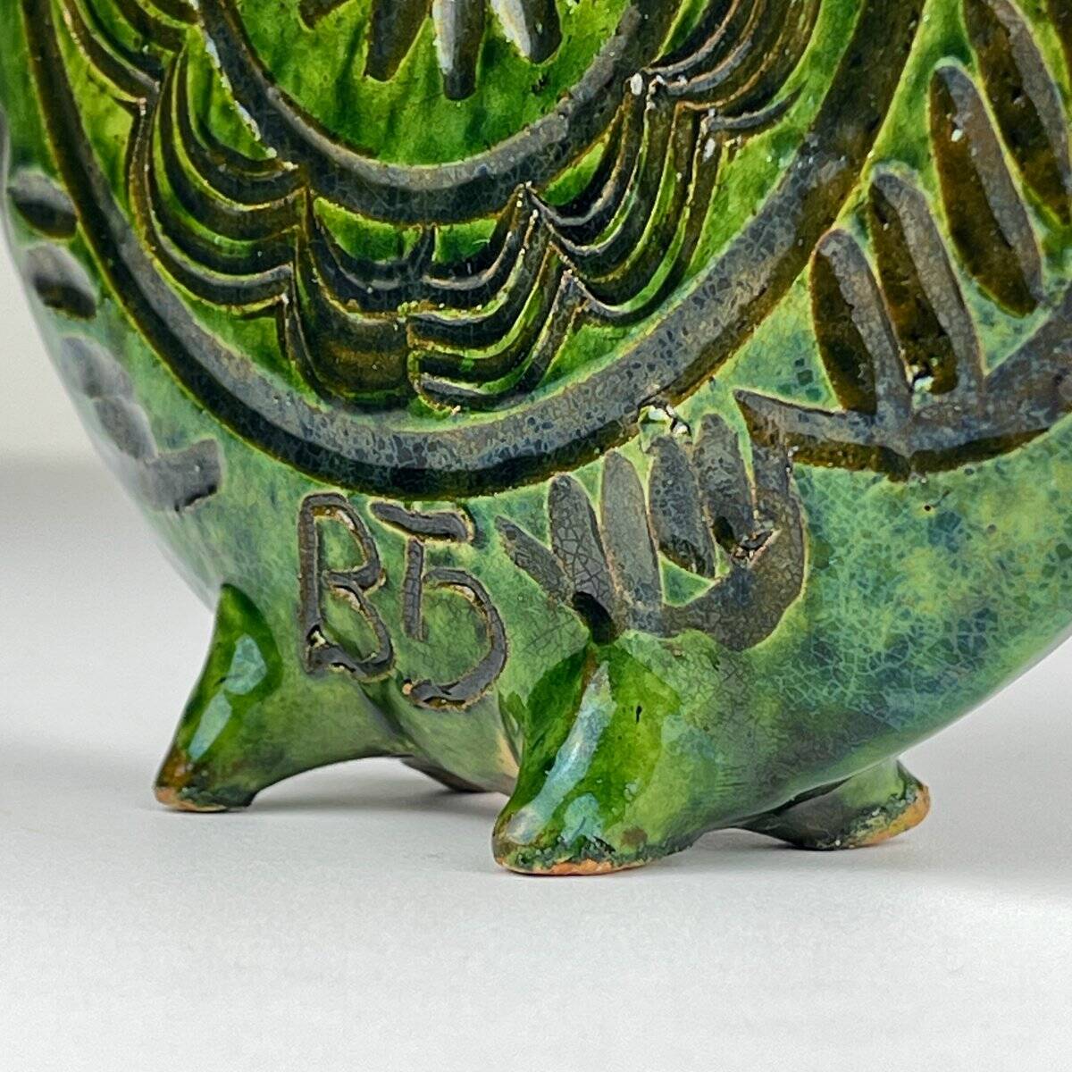 Vintage ceramic bottle by Velimir Dordevic, 1970s