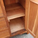 Art Deco chest of drawers marble and oak