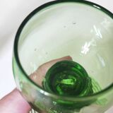 4 verres en cristal Roemer, XIXème