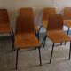 6 chaises papyrus pierre guariche