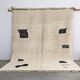 Beni Ourain carpet from the Atlas, made with traditional artisanal craftsmanship.