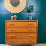 Vintage dresser with tapered feet
