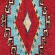 Tapis Berbère Boucherouite coloré - 145 x 267 cm
