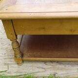 Cherry wood coffee table