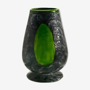 Vase signé Val années 1960