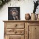 English solid pine wardrobe