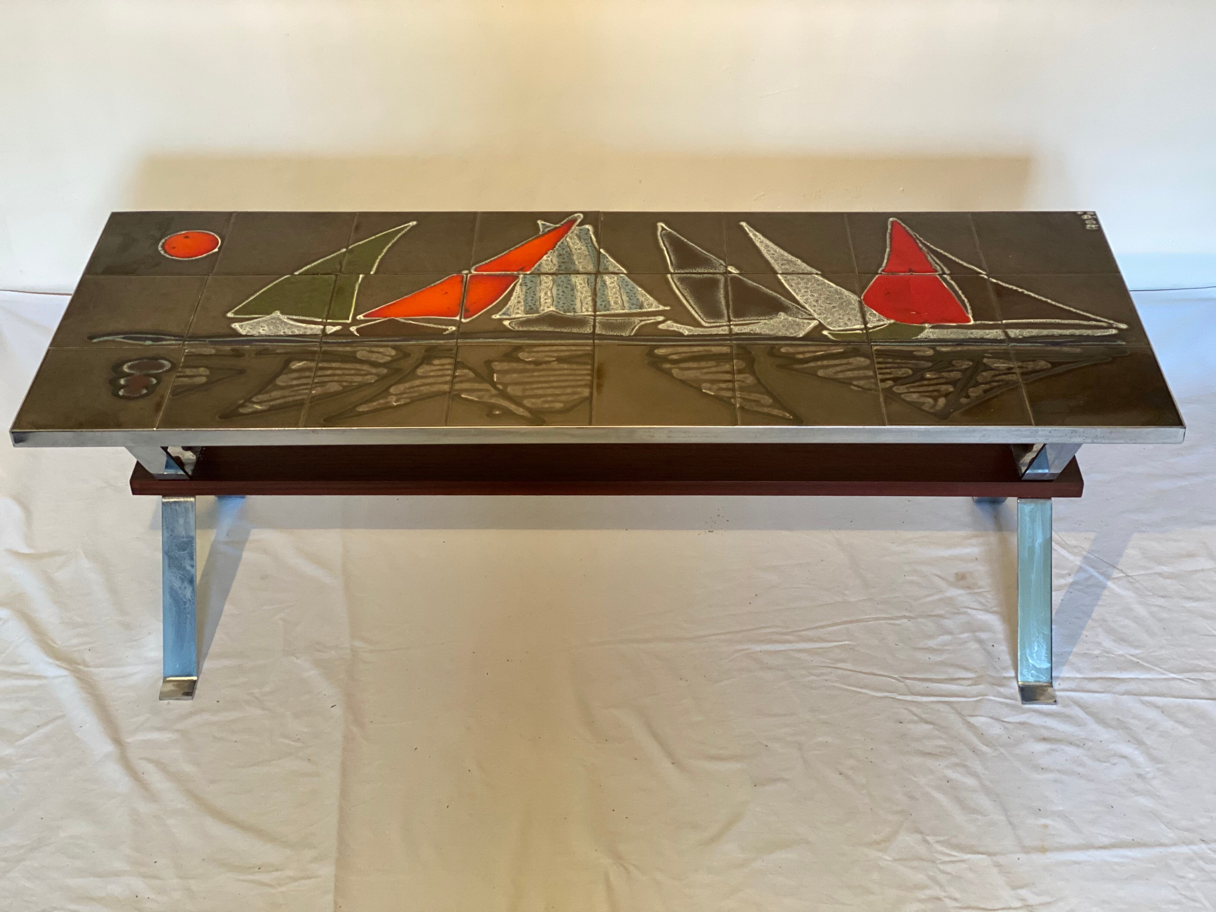 Mid century coffee table by Adri of Belgium 1960