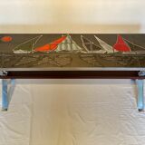 Table basse par Adri de Belgique années 1960
