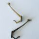 Pair of vintage brass hooks