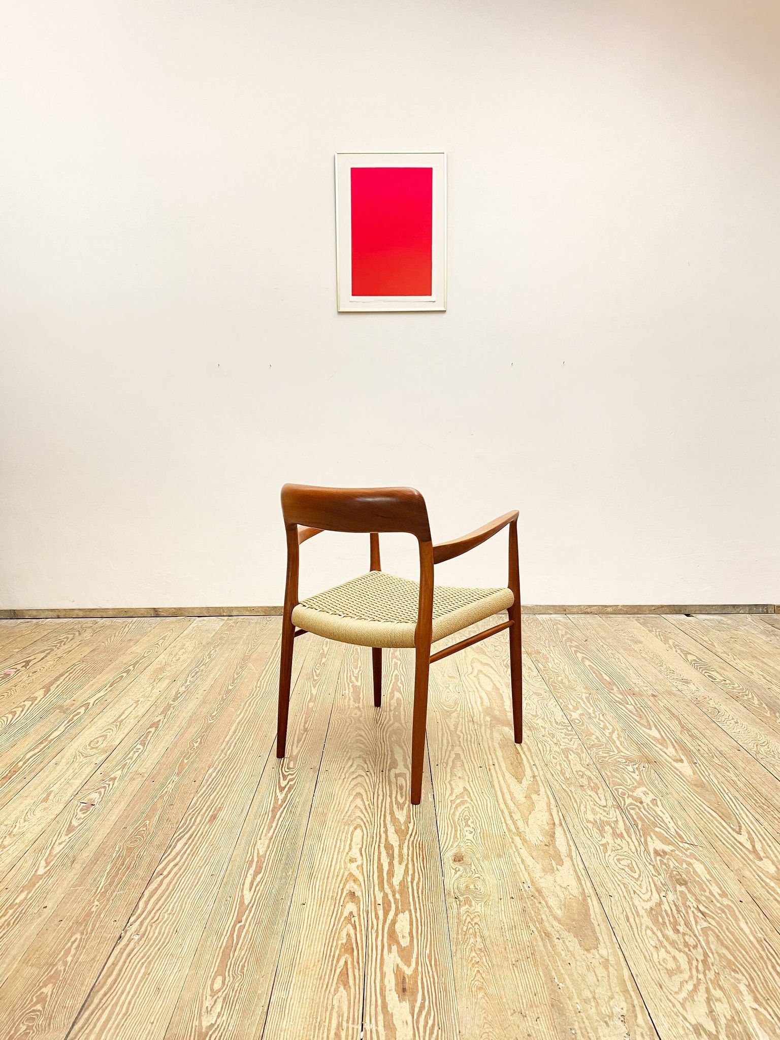 Mid century teak armrest chair by Niels O. Møller for J.L. Moller, Model 56, Denmark, 1950s