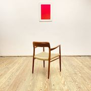 Mid century teak armrest chair by Niels O. Møller for J.L. Moller, Model 56, Denmark, 1950s