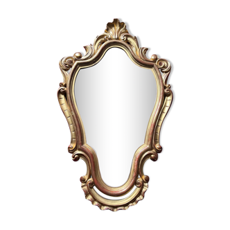 Baroque mirror in gilded wood