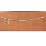 Miroir scandinave horizontal en palissandre de Rio 139x47cm