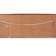Miroir scandinave horizontal en palissandre de Rio 139x47cm