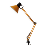 Vintage 1970s mustard yellow architect lamp