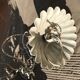 Suspension daisies in metal art deco