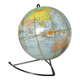 World map, terrestrial globe, Girard & Barrère edition, 1960s-70s