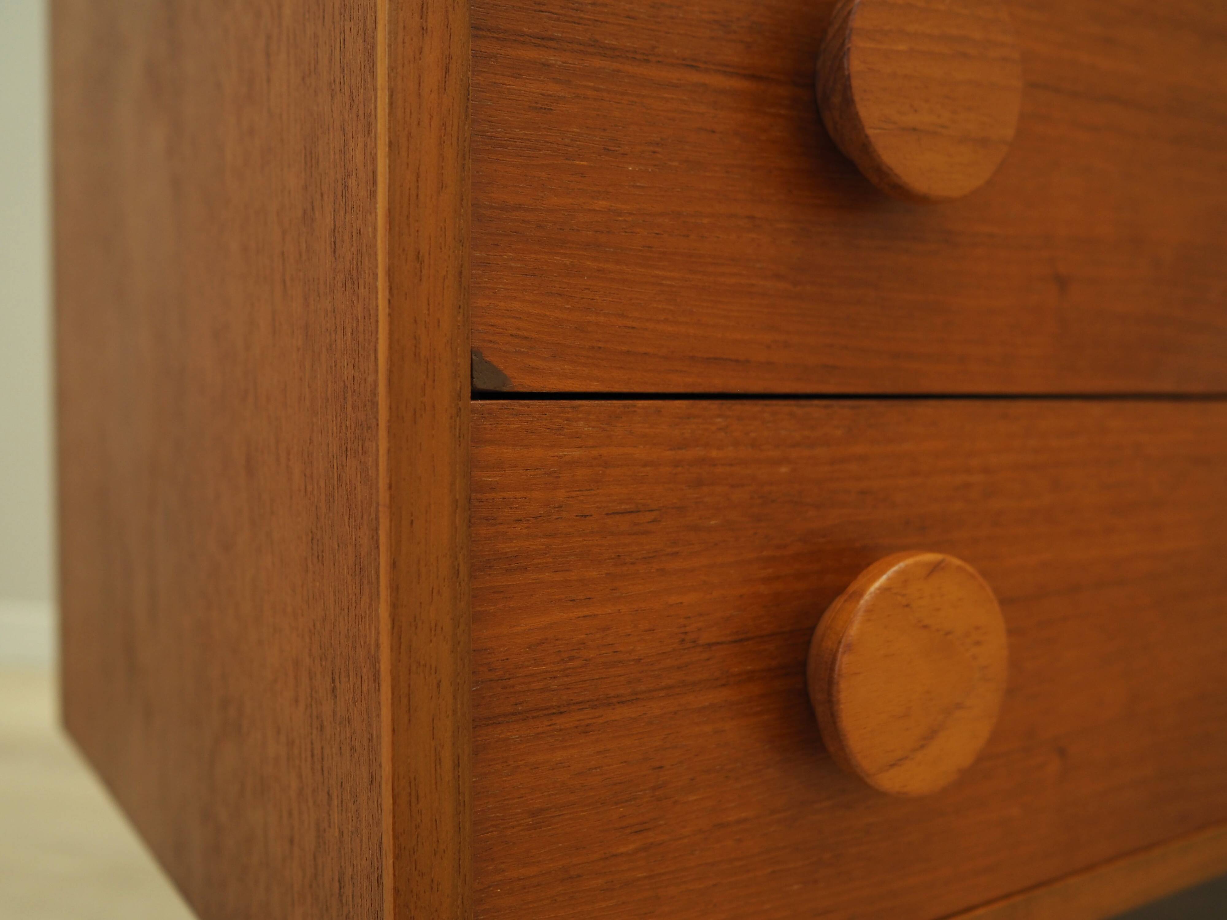 Teak chest of drawers, Danish design, 1960s, production: Denmark