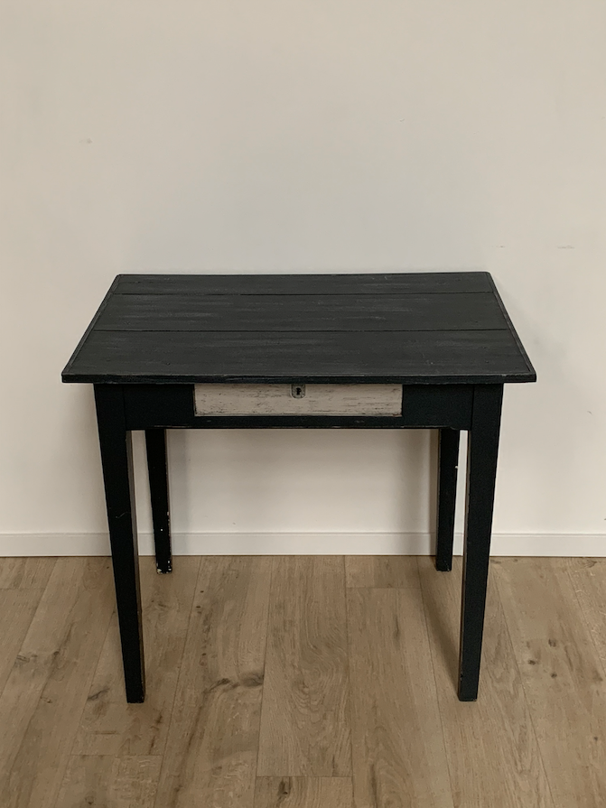 Small carbon wooden desk table