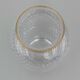 Vase nineteenth glass or crystal high gold beautiful workmanship