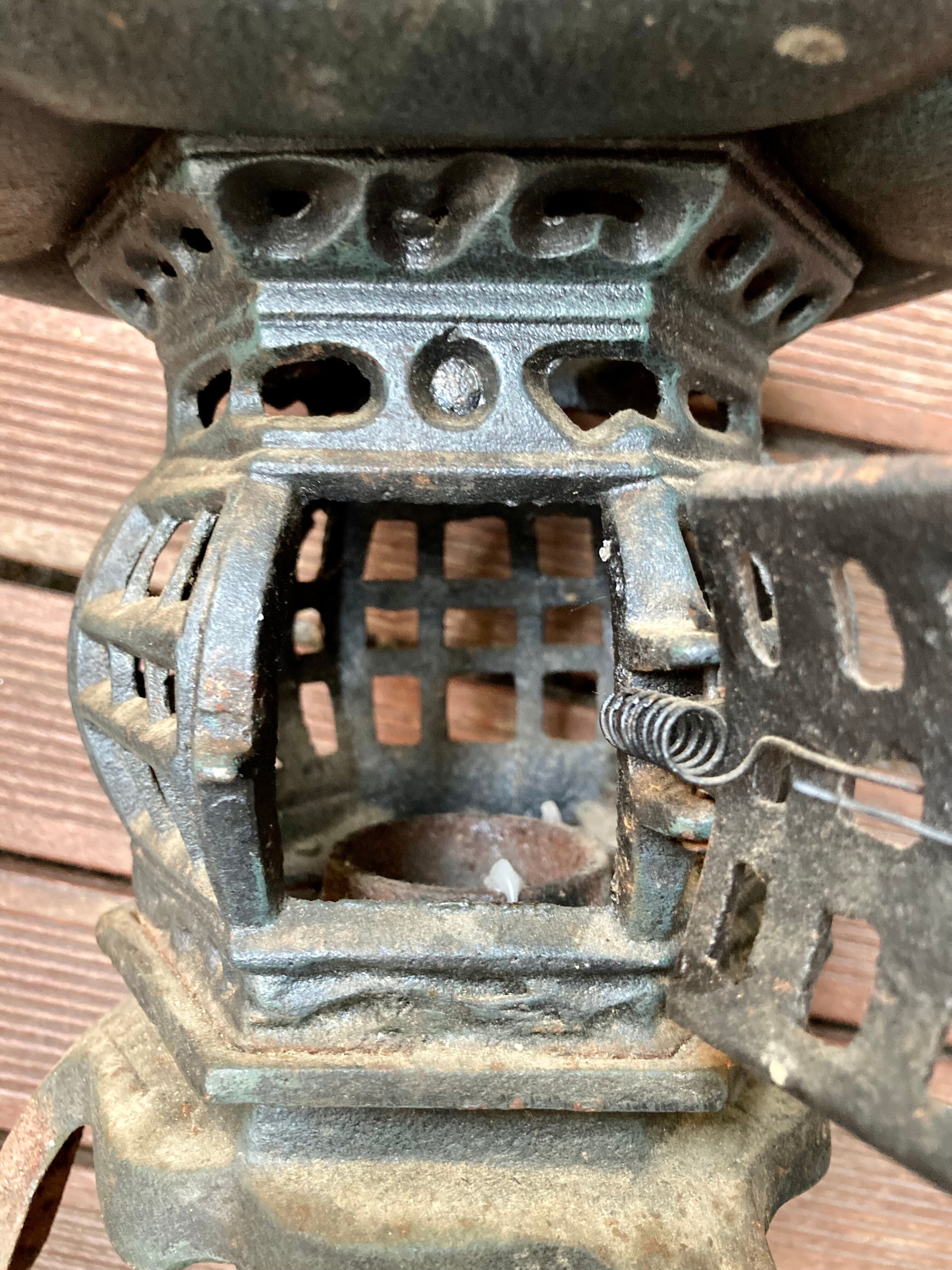 Japanese lantern - cast iron