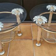 Pair of Hollywood Regency style coffee tables