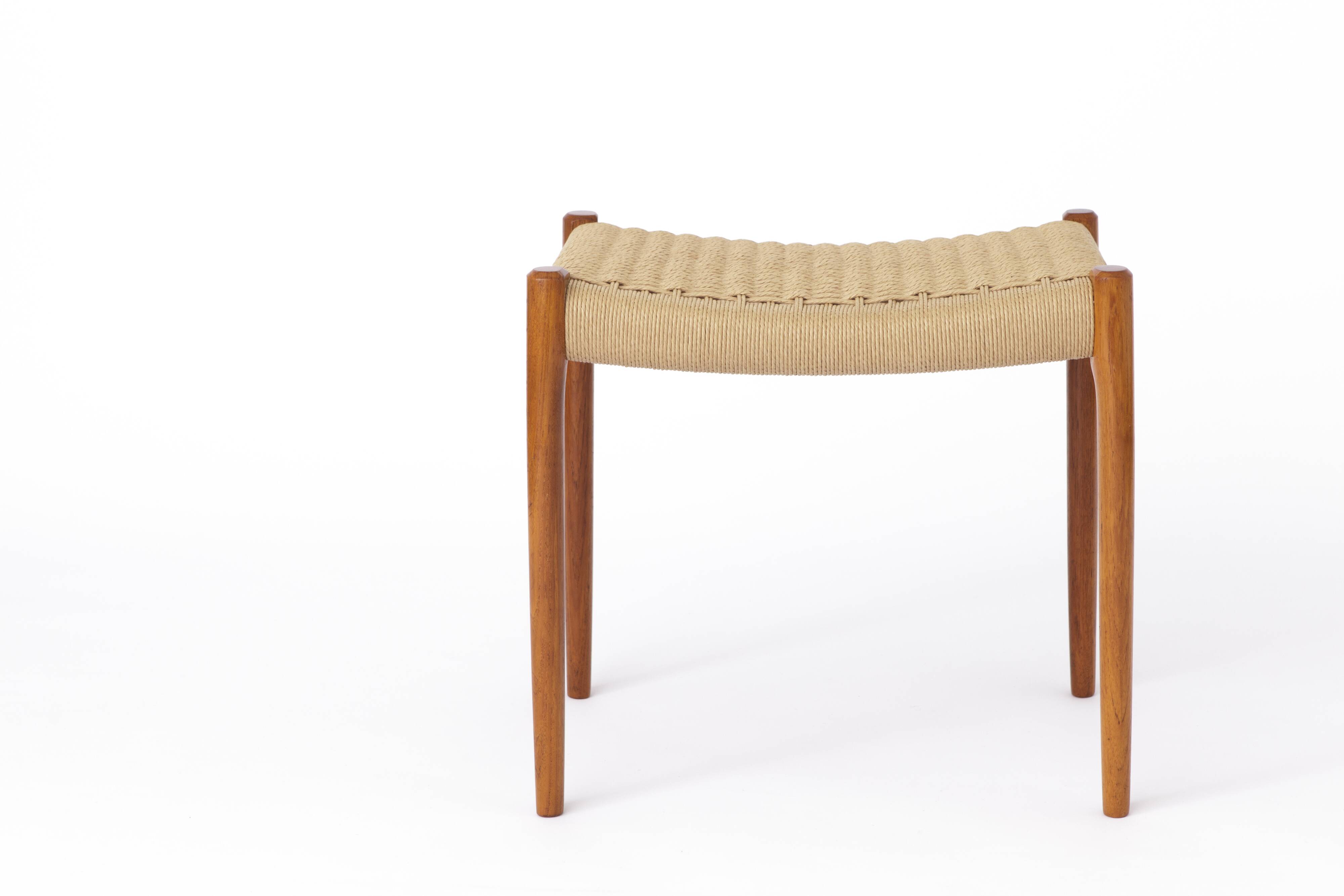 1 of 2 Niels Moller Ottoman Teak 1950s Vintage