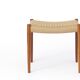 1 of 2 Niels Moller Ottoman Teak 1950s Vintage