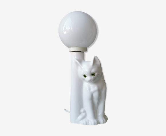 Lampe Chat En Ceramique Vintage Des Annees 80 Selency Lampe Chat En Ceramique Vintage Des Annees 80 Selency