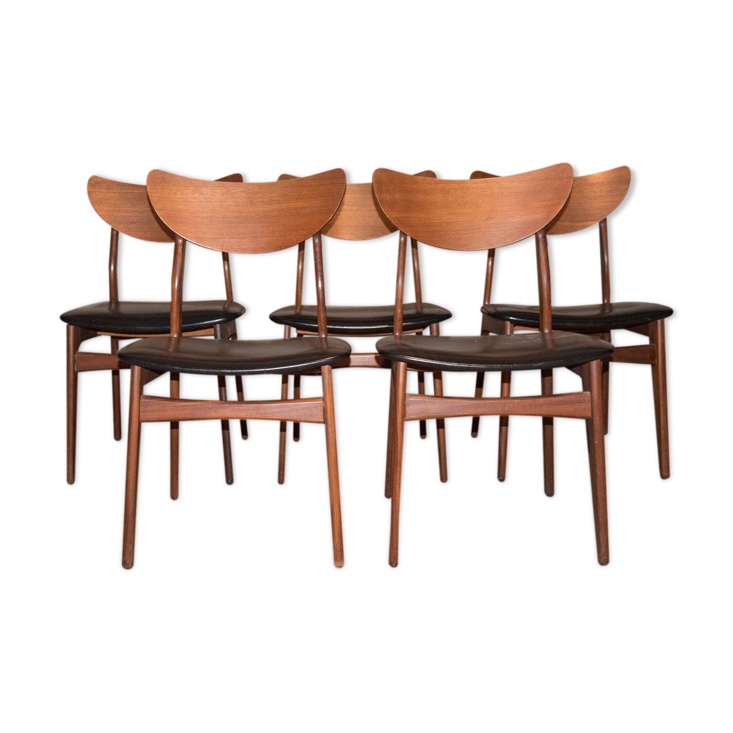 Series of 5 HP Hansen chairs for Mobelindustri