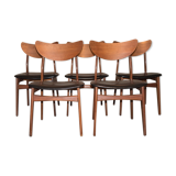 Series of 5 HP Hansen chairs for Mobelindustri