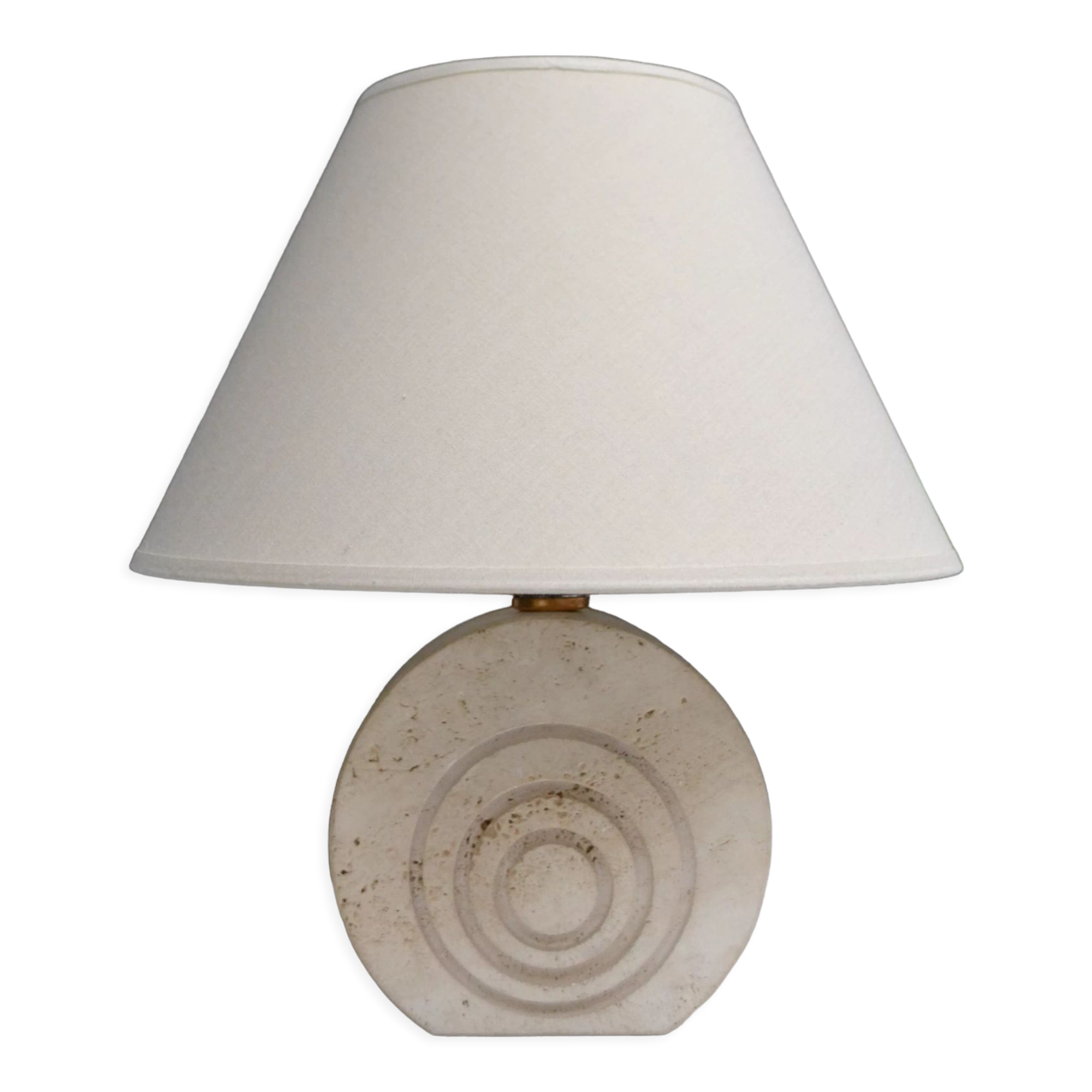 Travertine lamp Fratelli Manelli 60s/70s
