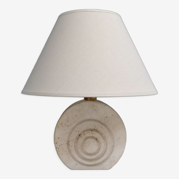 Travertine lamp Fratelli Manelli 60s/70s