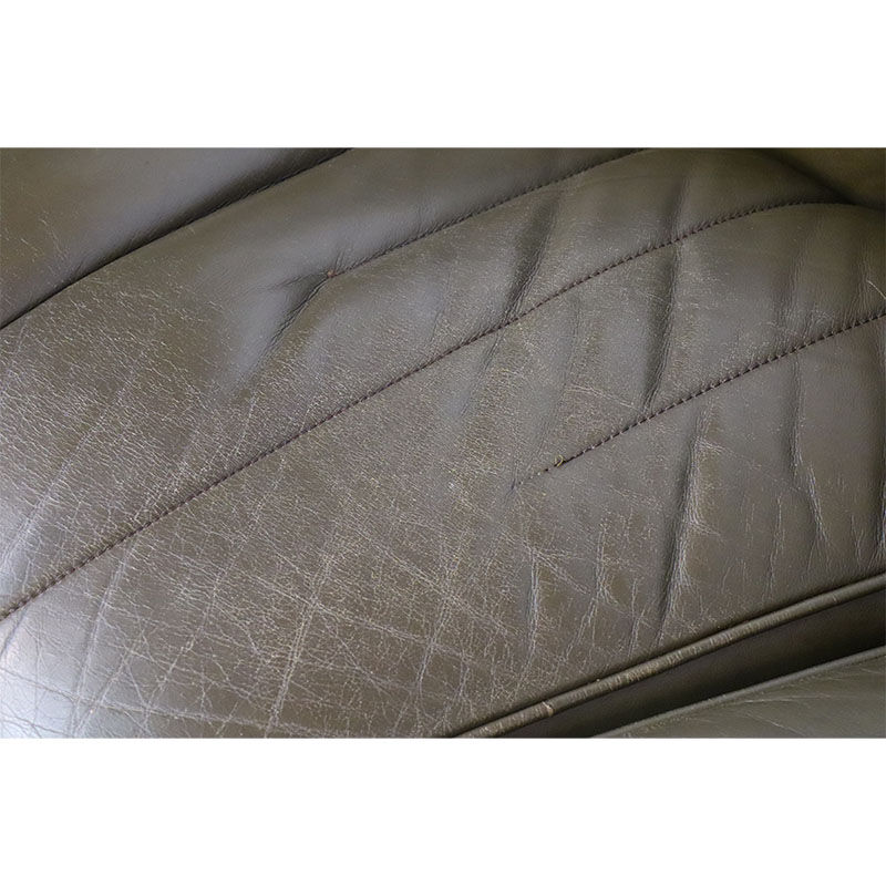 Modular vintage leather sofa by Tito Agnoli for Mobilier International 1970