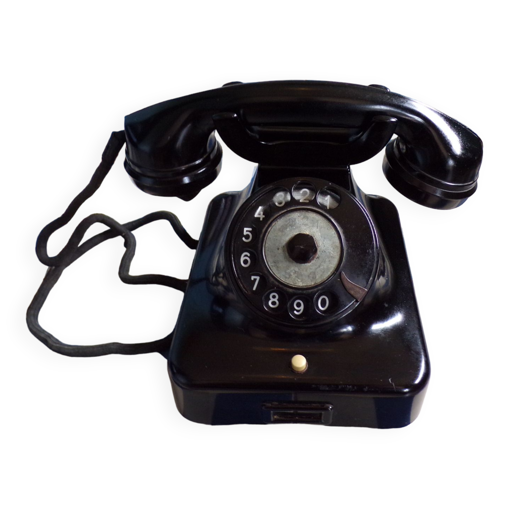 Vintage Bakelite Phone with Dial Siemens W48