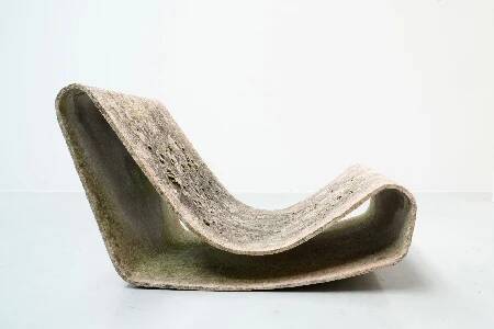 Willy Guhl, Eternit Patinated Loop Chair