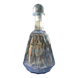 Blue glass carafe