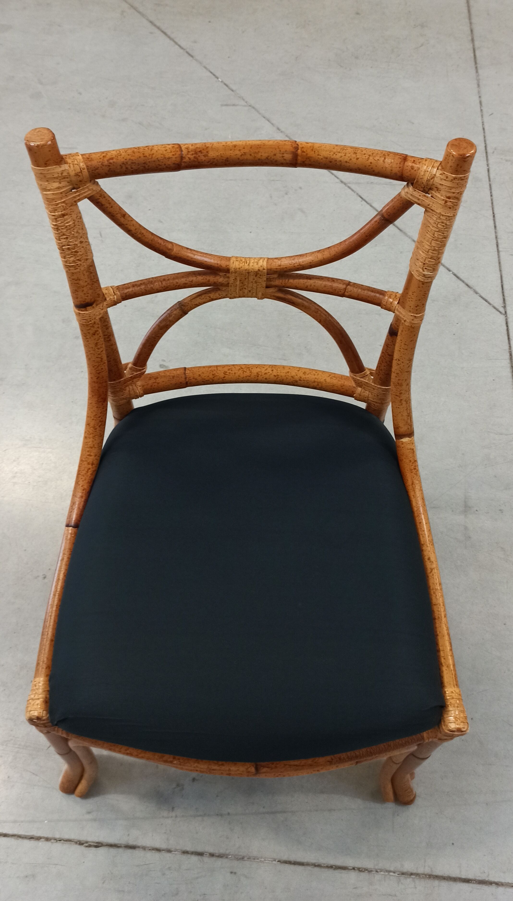 Chaise en bambou Roche Bobois 80's