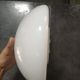 Lampshade old ceiling lamp half globe ball opaline industrial white vintage tbe ø 30 cm 2 lights