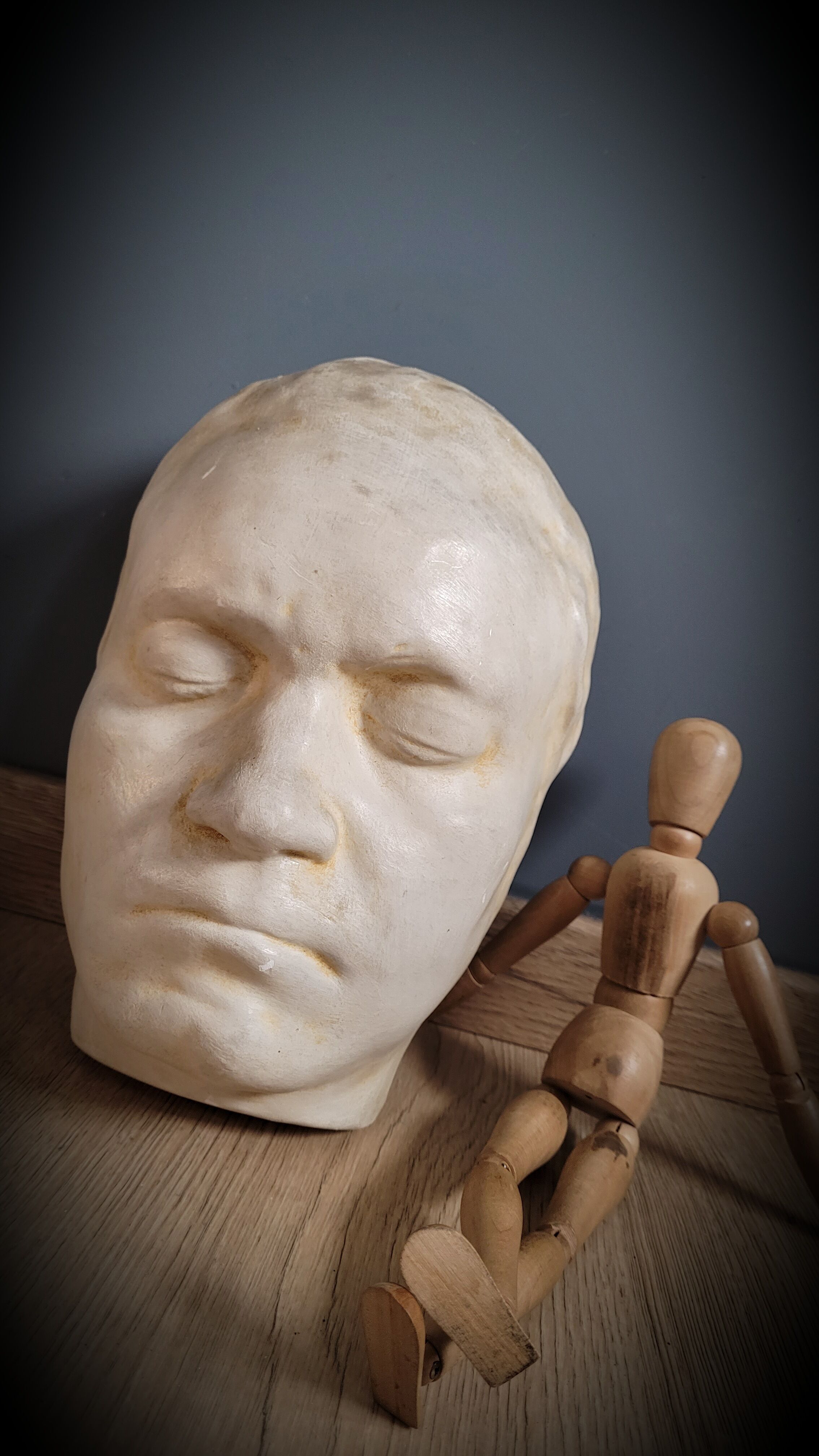 Vintage Ludwig van Beethoven plaster mask