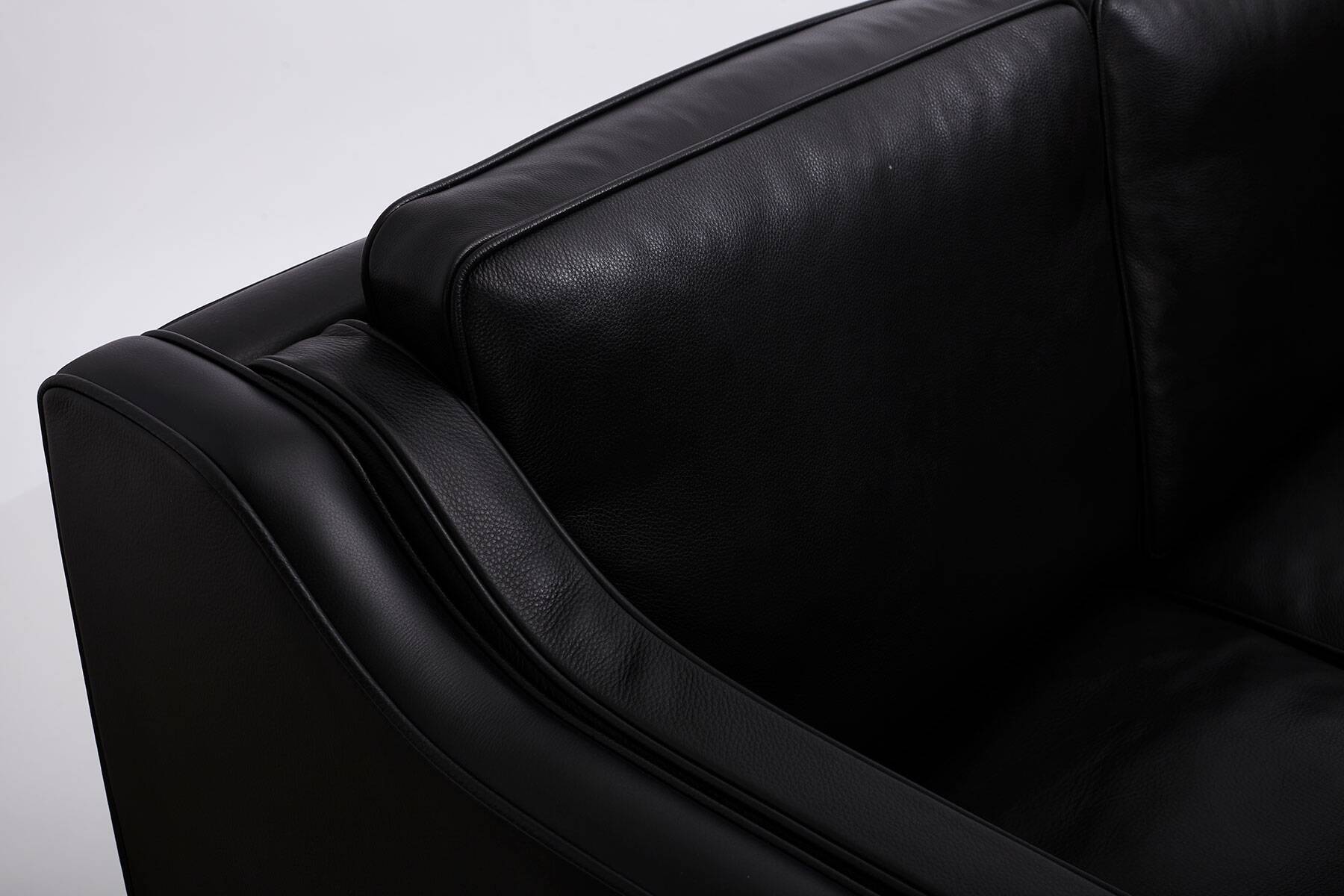 Leather Sofa produced by Hurup Møbelfabrik, Denmark 1970s.