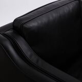 Leather Sofa produced by Hurup Møbelfabrik, Denmark 1970s.