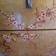 Commode en bois doré à décor asiatique et marbre poli